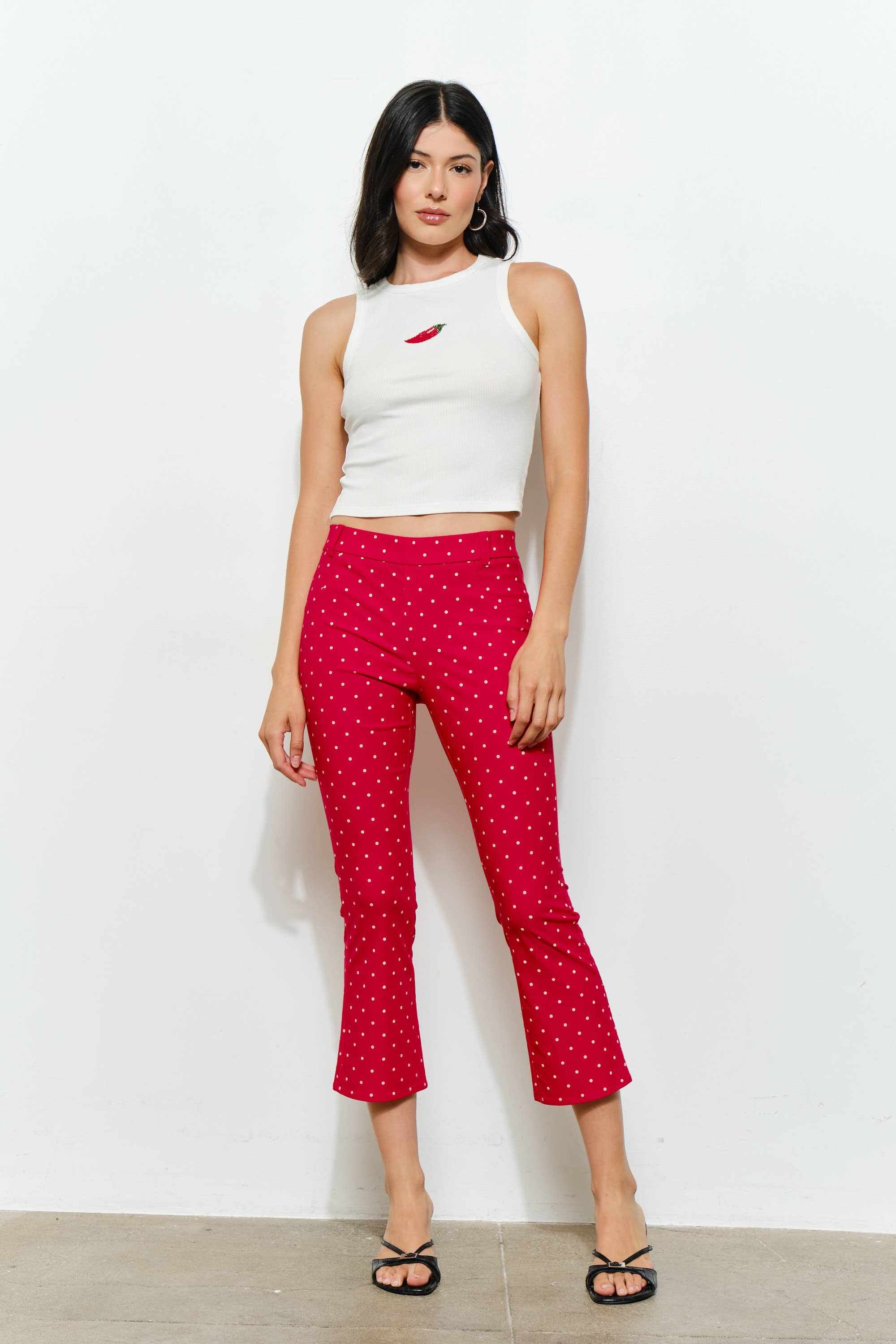 Polka Dot Capri