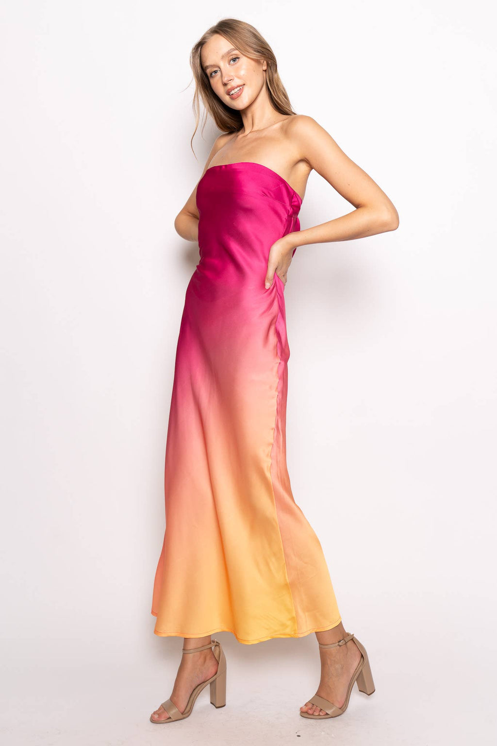 Glazed Sunrise Maxi Dress