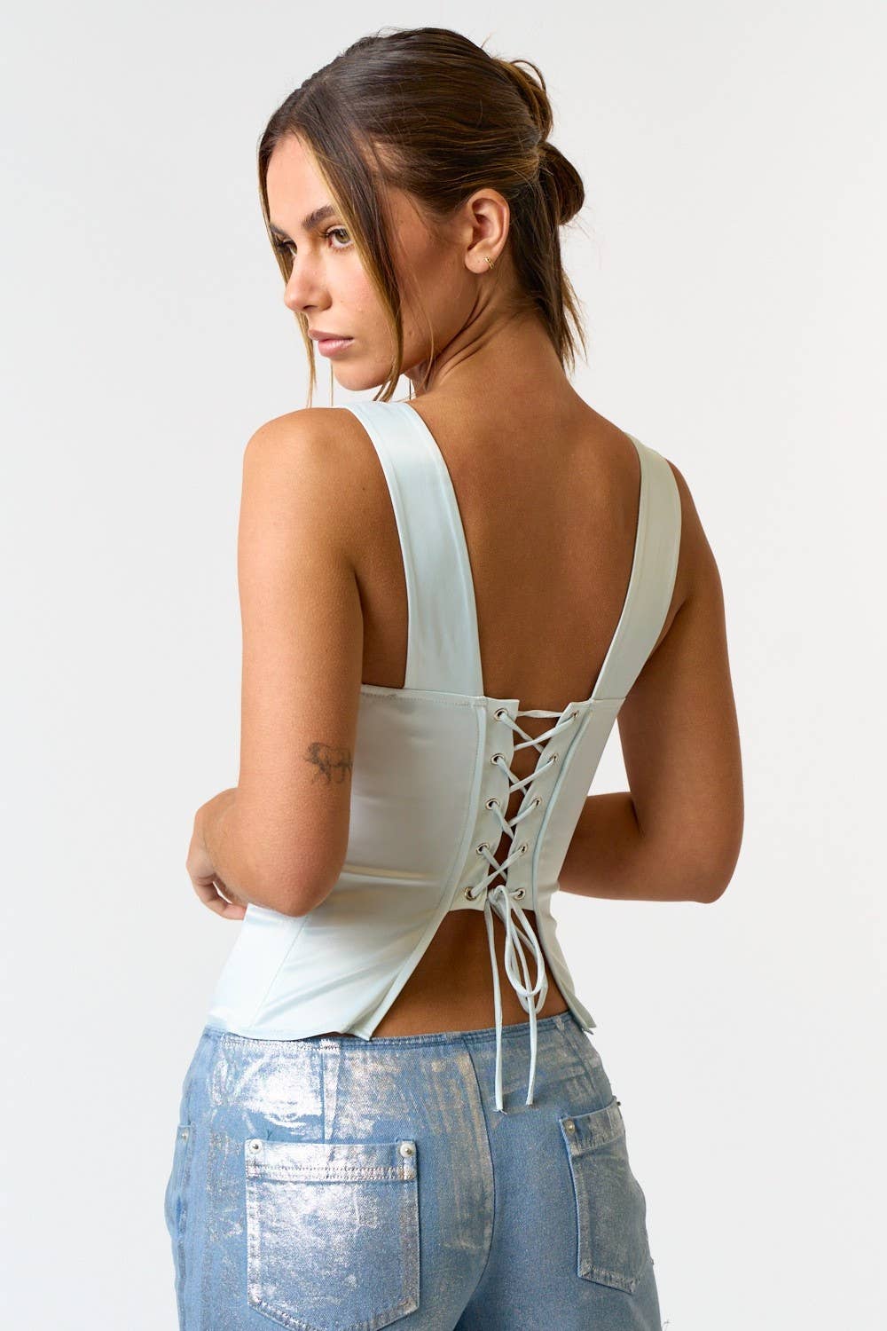 Satin Corset Bustier