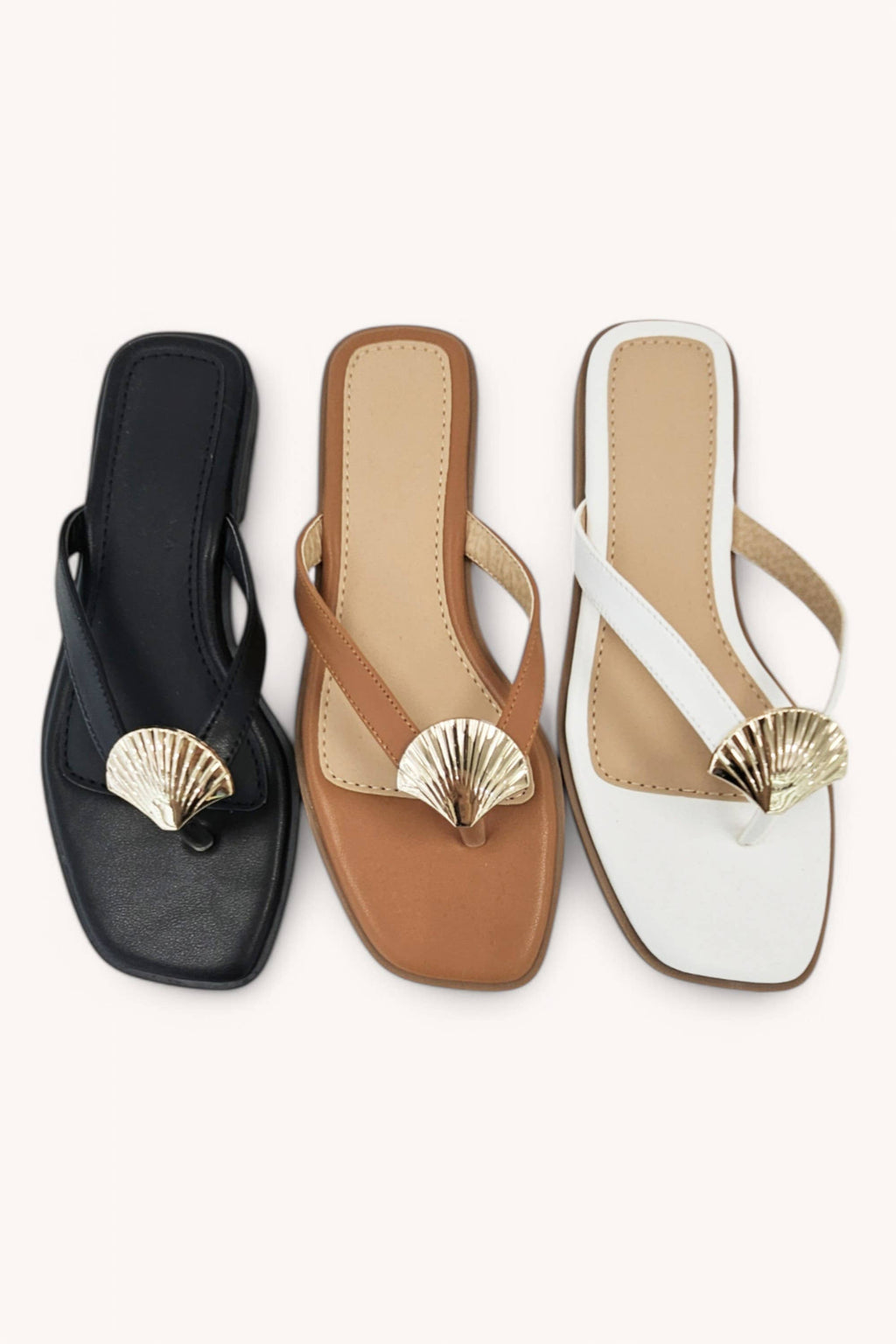 SHELL SANDALS