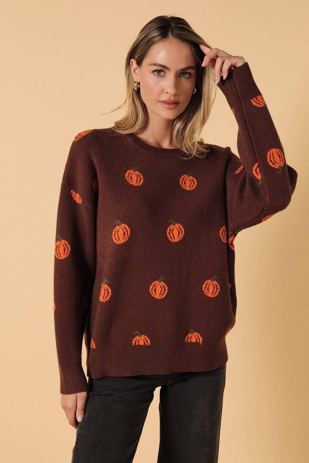 Oversized Pumpkin Spice Sweater
