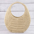 Basket Weave Round Handbag