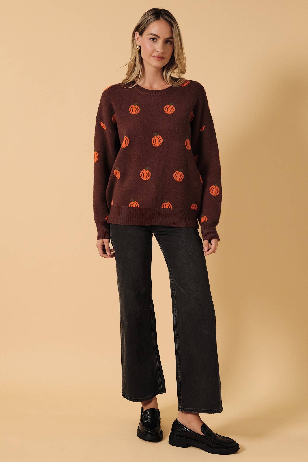 Oversized Pumpkin Spice Sweater