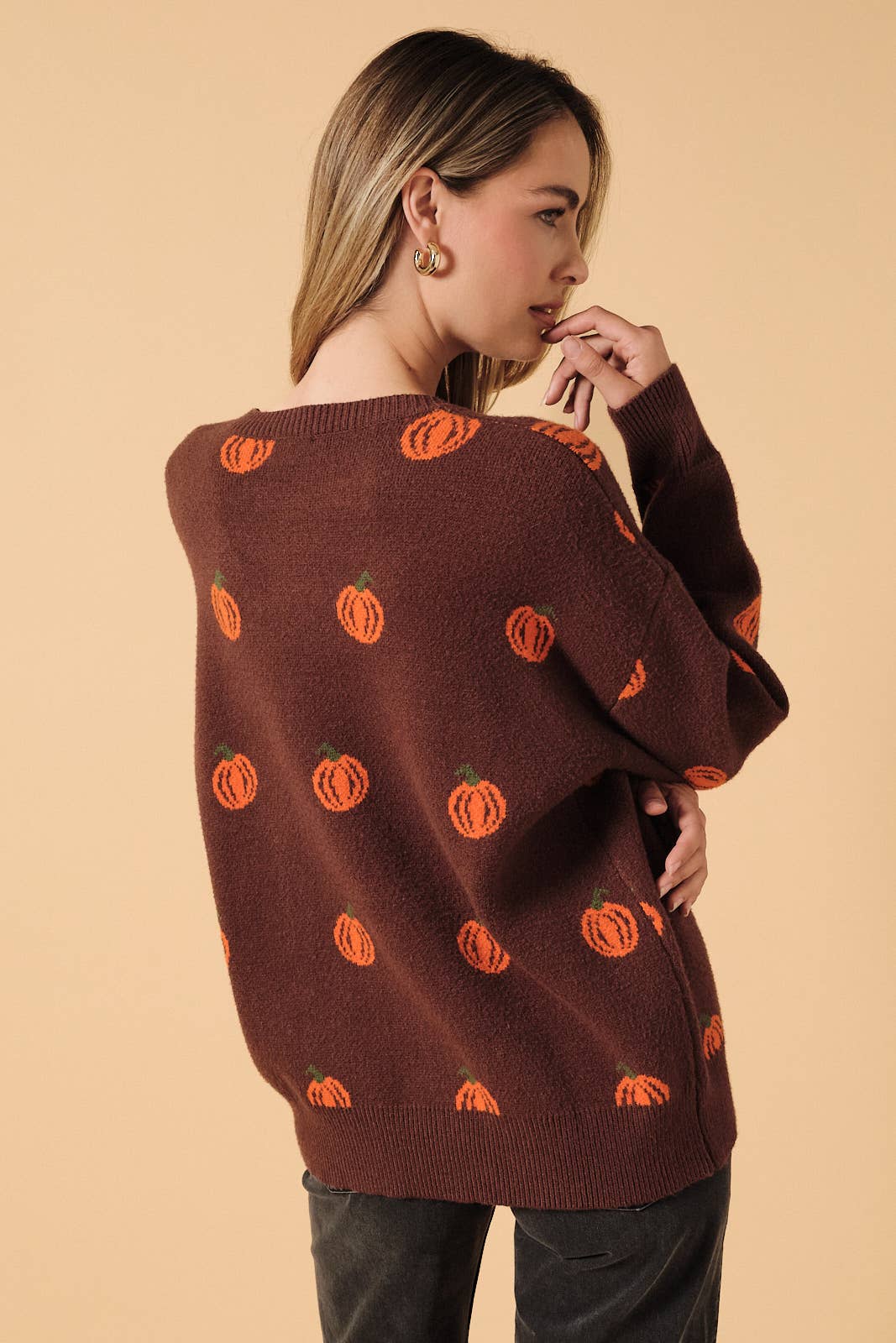 Oversized Pumpkin Spice Sweater