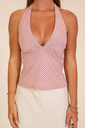 Polka Dot Halter Top