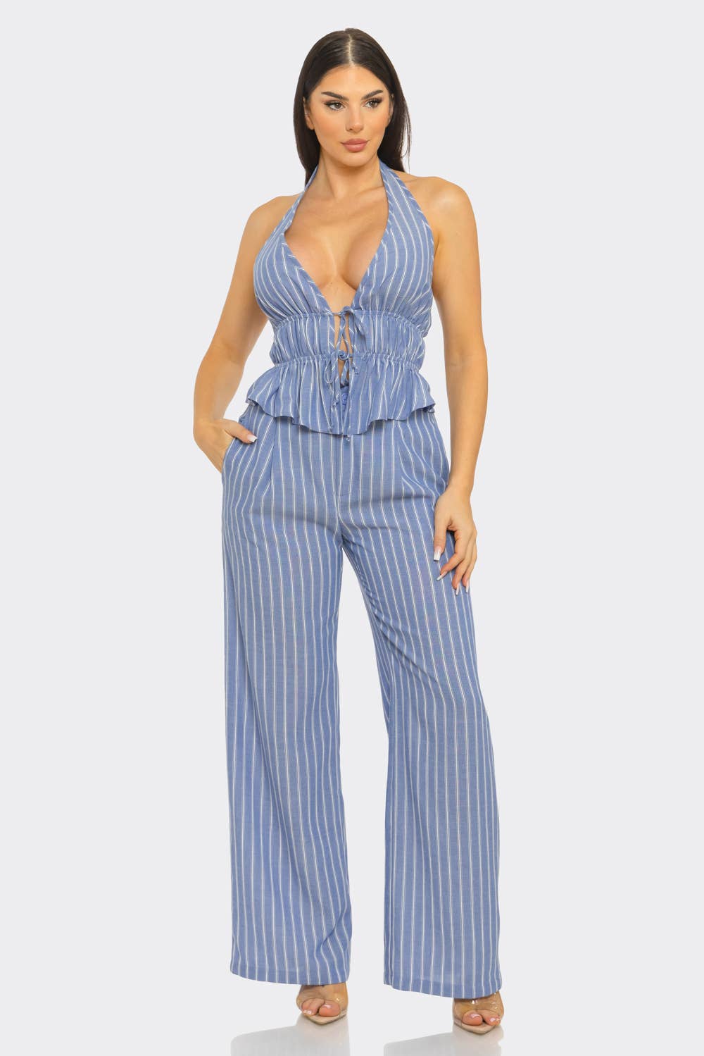 Blue Sugar Linen Set