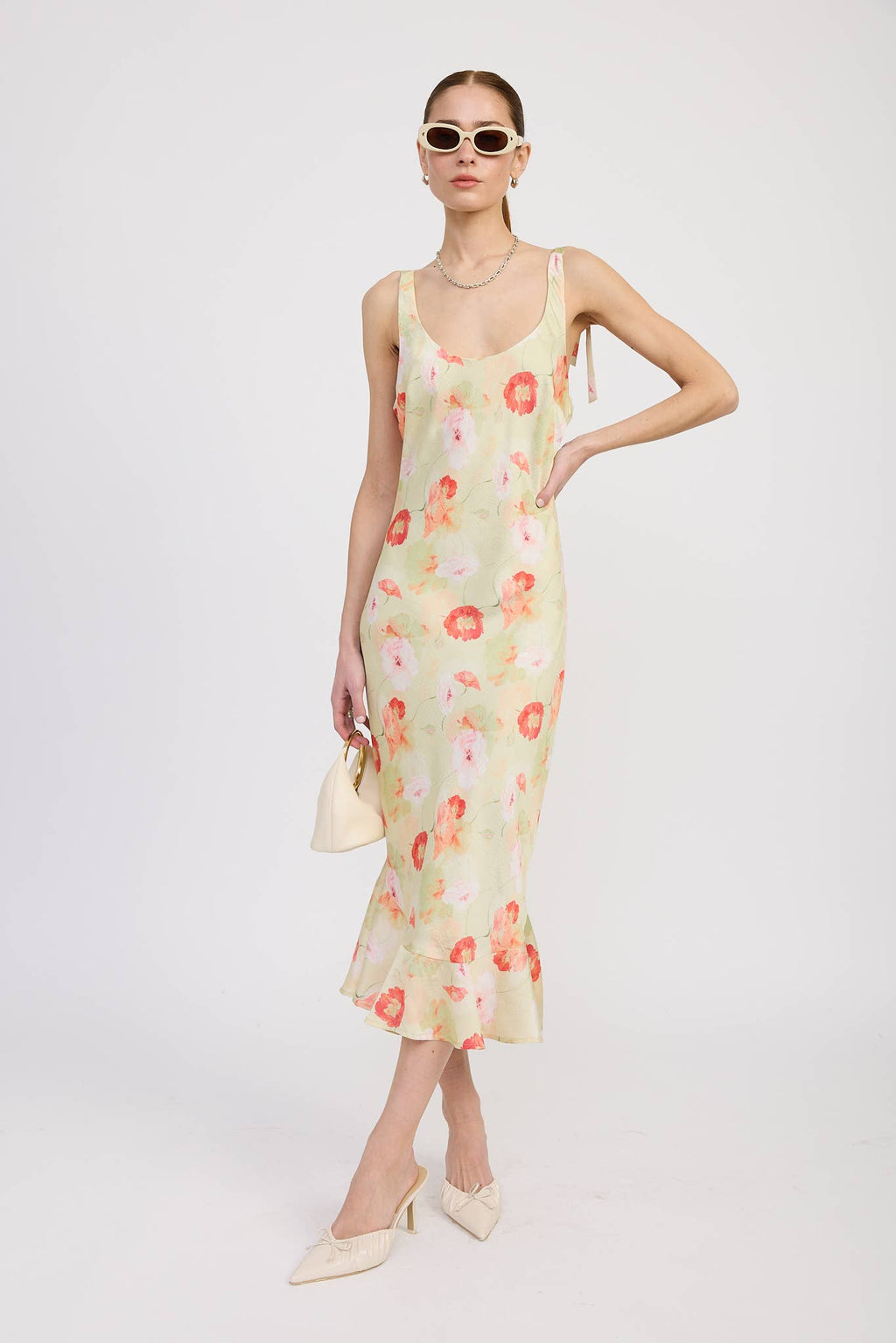 Honey Glaze Midi Dress