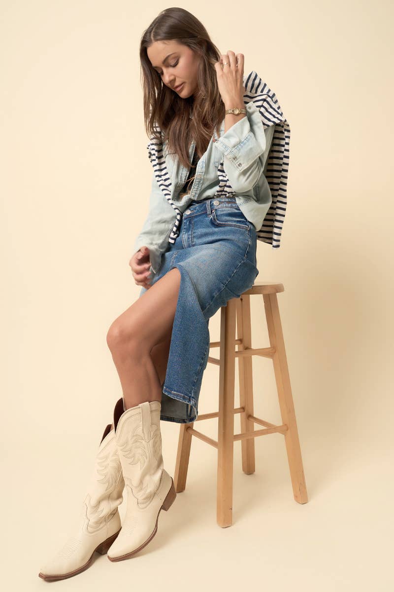 Bella Denim Skirt
