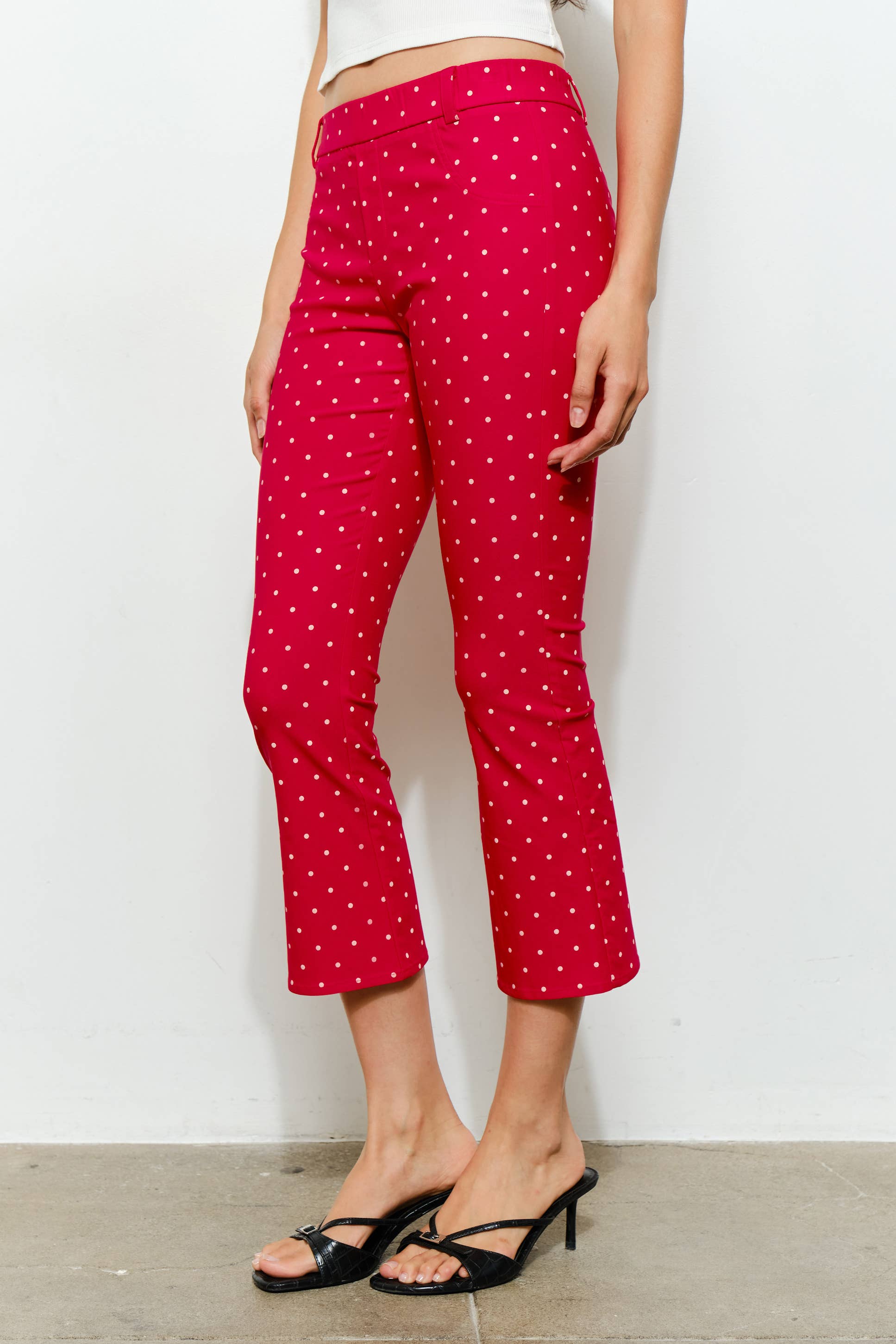 Polka Dot Capri