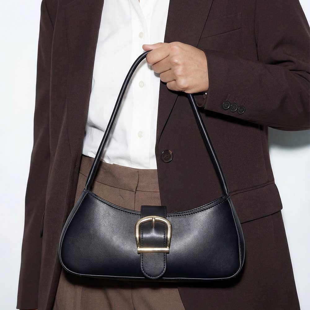 Fashion Buckle Flap Shoulder Bag
